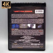Vinegar Syndrome - The Amityville Horror 4K UHD + Blu-Ray with slipcover packaging.