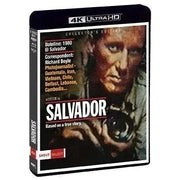 Salvador Collector's Edition 4K UHD Blu-Ray with Limited Edition Slipcover.