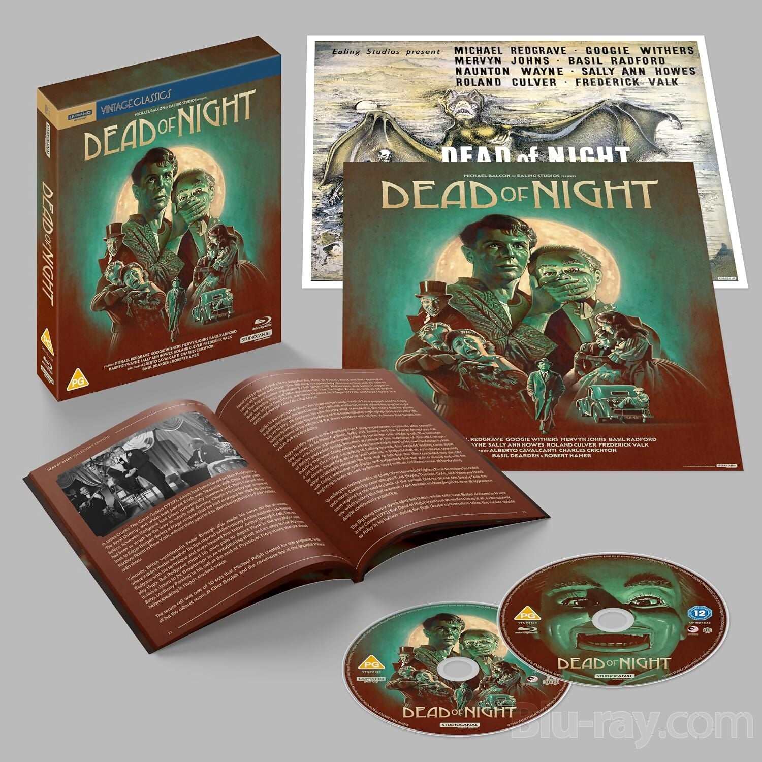 Dead Of Night 80th Anniversary Limited Collectors Edition 4K Ultra HD and Blu-Ray set with booklet and art prints