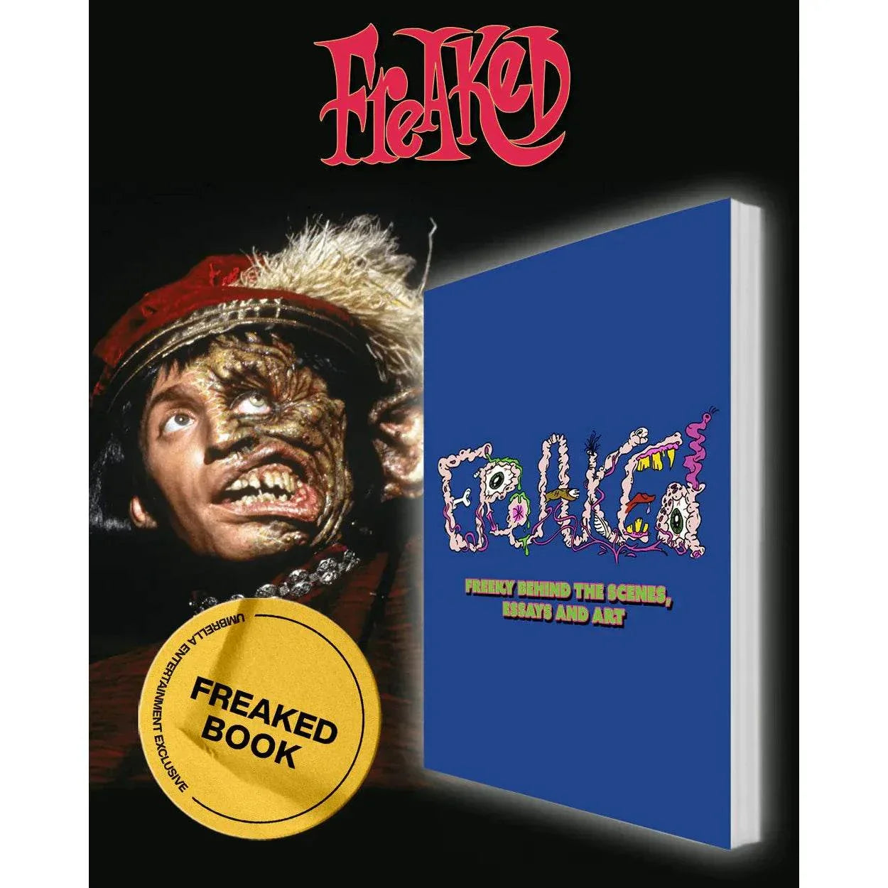 Freaked (1993) 4K UHD collector's edition with rigid slipcase and bonus book featuring behind-the-scenes content and original artwork