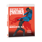 Enter The Panther Blu-ray with slipcover featuring Bruce Li action scene.