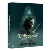 The Inn Keepers Limited Edition 4K Ultra HD and Blu-Ray with rigid slipcase featuring ghostly artwork and special collector's content