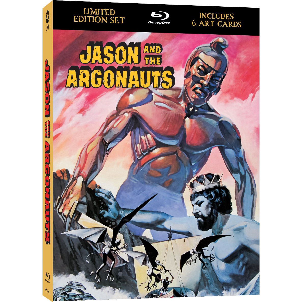 Jason and the Argonauts 1963 limited edition Blu-ray 3D lenticular hardcase with art cards Region B