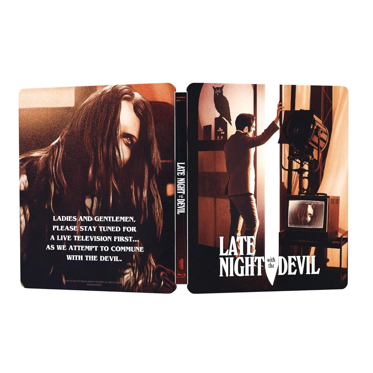 PRE-ORDER: Late Night with the Devil 4K UHD + Blu-Ray Steelbook