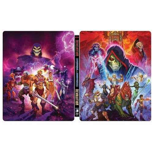Masters Of The Universe: Revelation/ Revolution Blu-Ray Steelbook cover featuring He-Man and Skeletor.