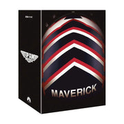 Top Gun: Maverick 4K UHD and Blu-Ray steelbook with exclusive glossy finish and debossed title packaging.