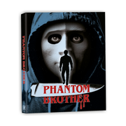 Shoestring Slashers Volume 1 Blu-Ray box set featuring Phantom Brother horror slasher movie cover with masked figure and silhouette holding knife.