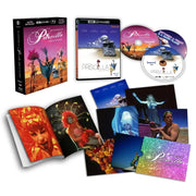 Priscilla Queen of the Desert 30th Anniversary Limited Edition 4K UHD and Blu-ray set with lenticular hardbox, art cards, booklet, and special features.