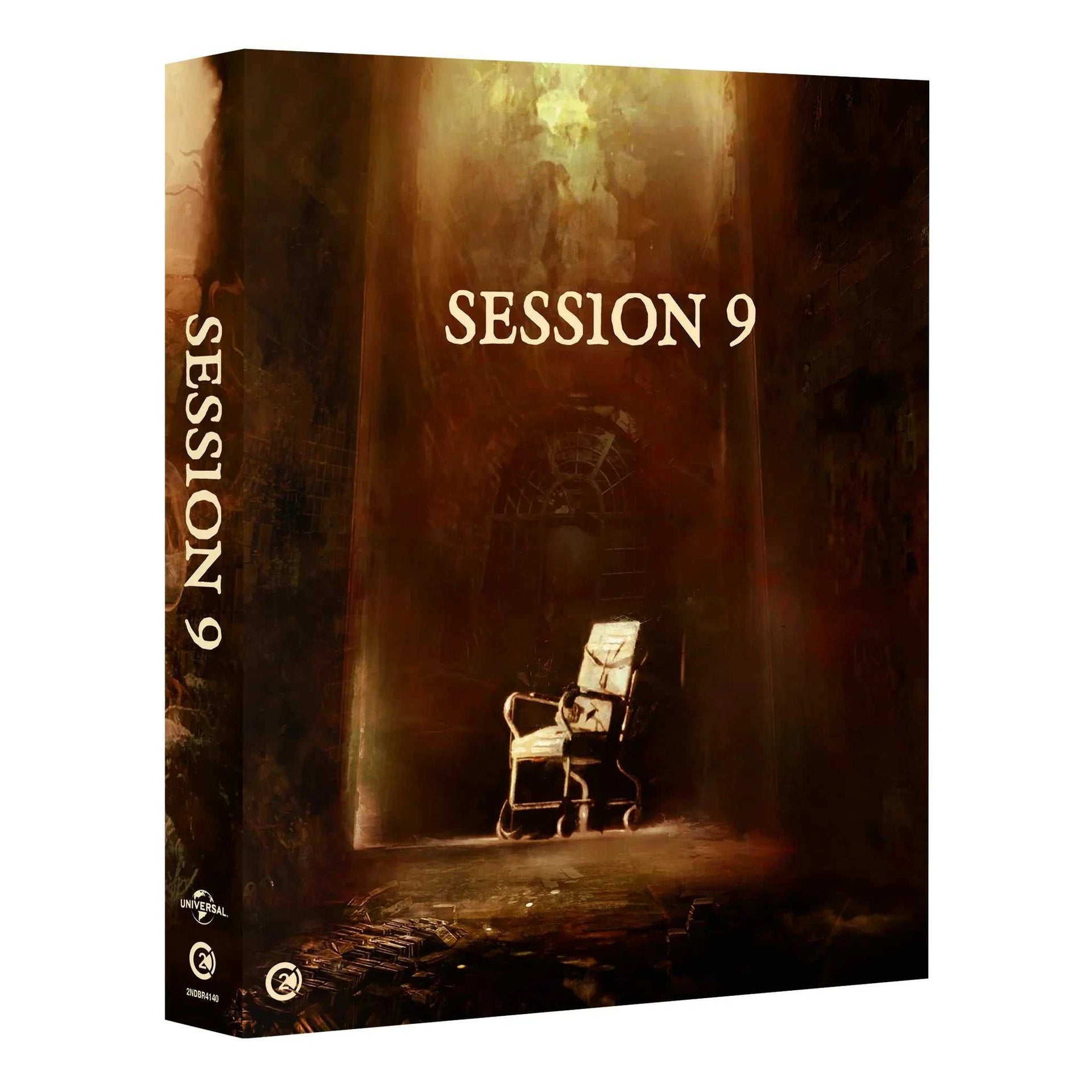 Session 9 Limited Edition Blu-Ray with rigid slipcase and extras Region B packaging cover art
