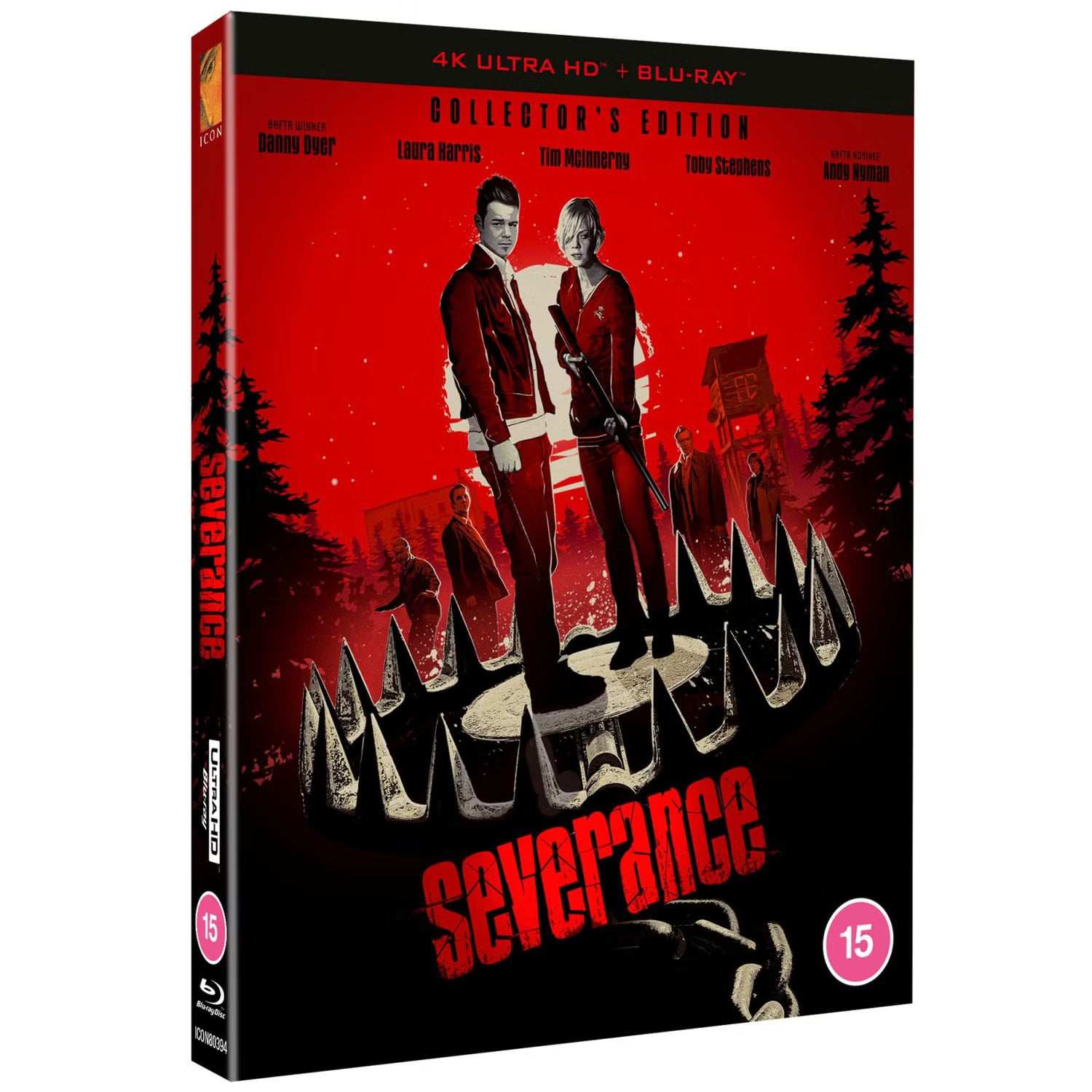 Severance UK Limited Collector's Edition 4K Ultra HD and Blu-Ray with bonus content and exclusive art cards