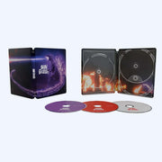 Shin Godzilla 4K UHD limited edition steelbook with 3 discs and bonus features displayed