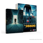 The Shining Special Edition 4K Ultra HD and Blu-ray steelbook with slipbox featuring horror film artwork and key art packaging