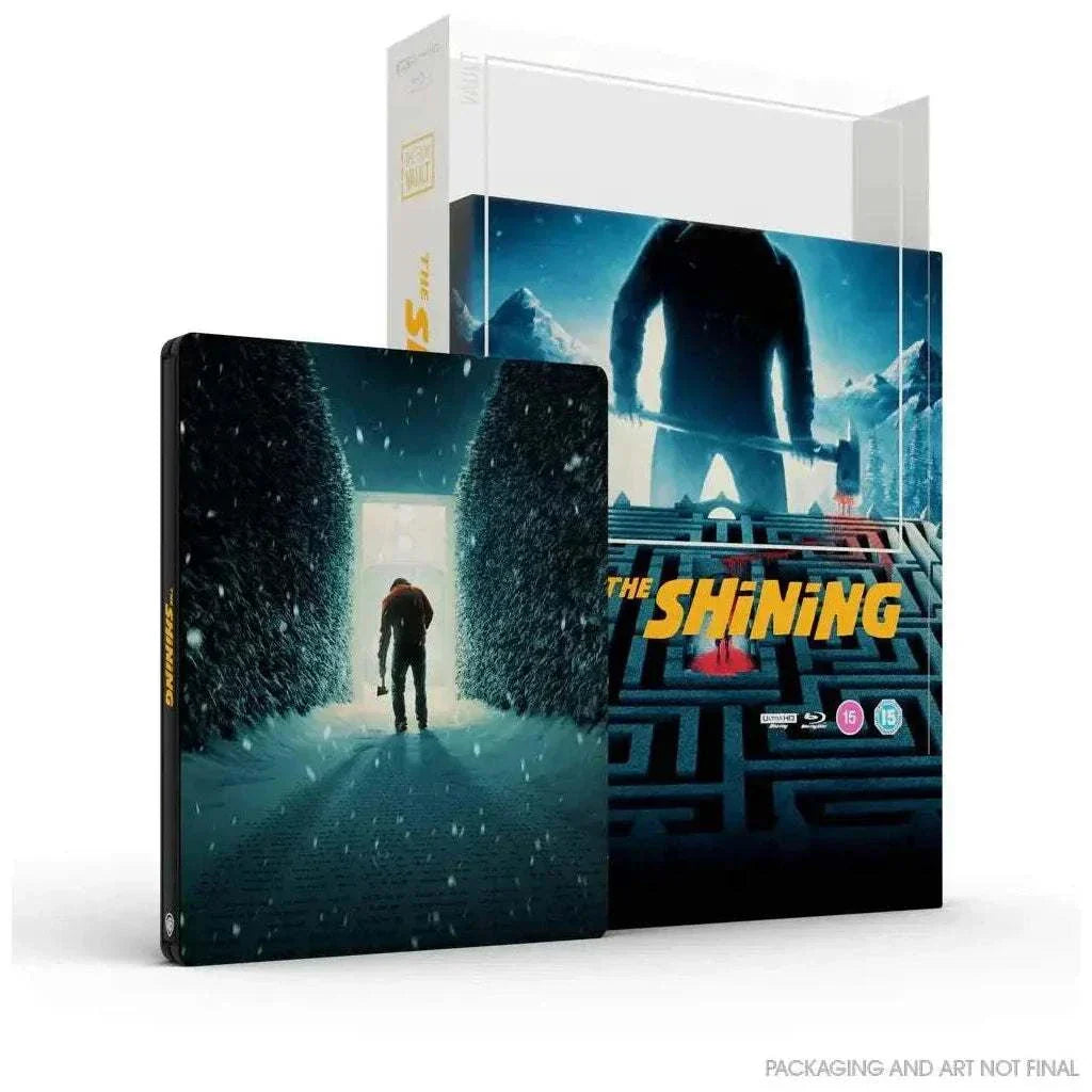 The Shining 4K Ultra HD and Blu-ray steelbook with slipbox special edition packaging