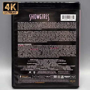Vinegar Syndrome Ultra Showgirls 4K UHD Blu-Ray Slipcover Back View