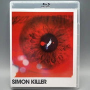 Simon Killer Blu-Ray with slipcover featuring eye graphic.