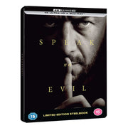 PRE-ORDER Speak No Evil 2024 limited edition UK steelbook 4K Ultra HD and Blu-Ray with a gloss finish featuring James McAvoy on cover
