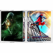 Spider-Man: No Way Home 4K UHD and Blu-Ray steelbook limited edition with Spider-Man and Doctor Strange cover art