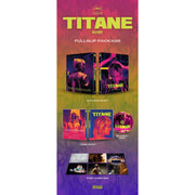 Titane Blu-Ray numbered limited edition full slip packaging with post cards showing dramatic sci-fi horror film scenes
