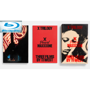 X Trilogy Box Set Blu-Ray collector's edition with three films by Ti West in custom packaging