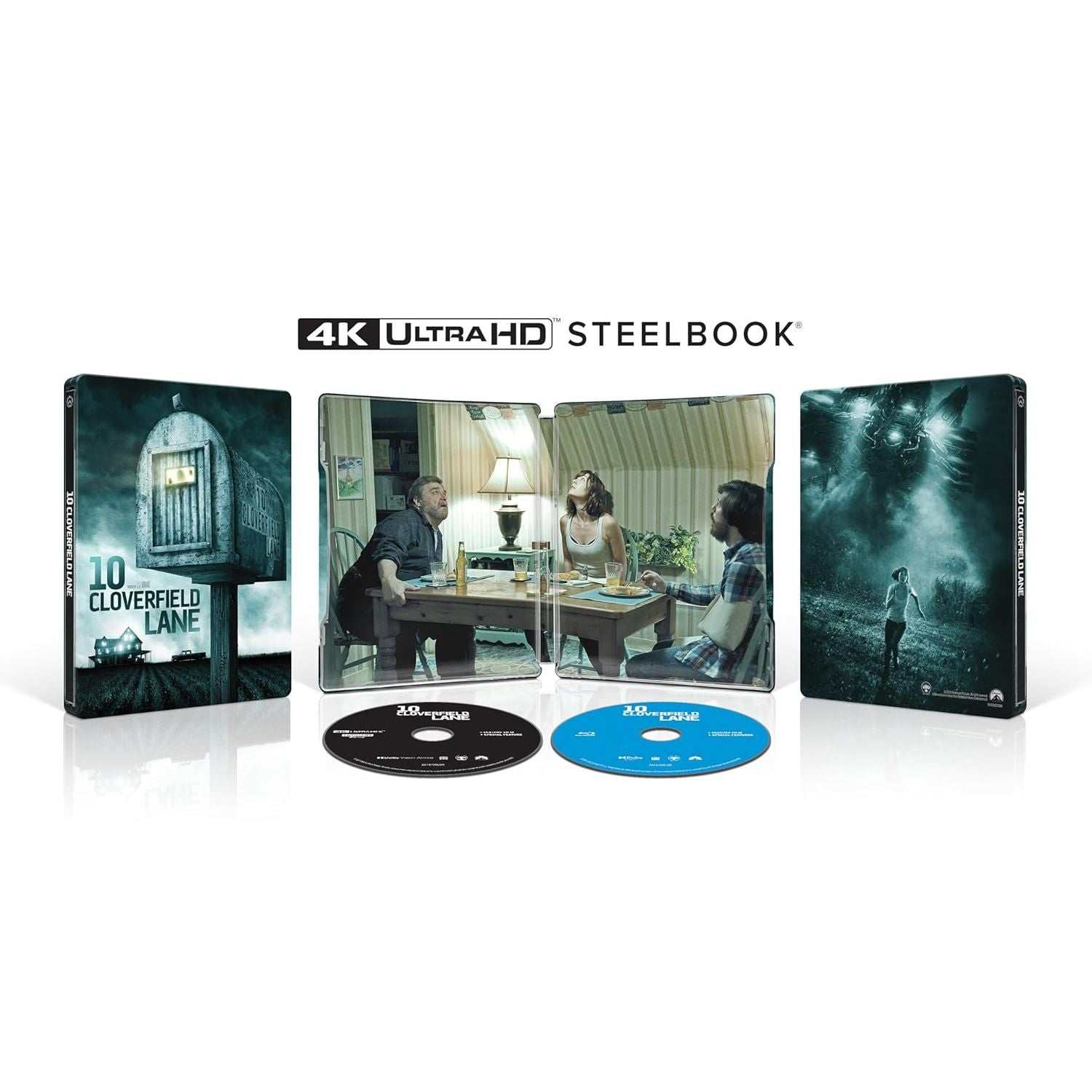 10 Cloverfield Lane Limited Steelbook 4K Blu-ray, Digital Paramount US