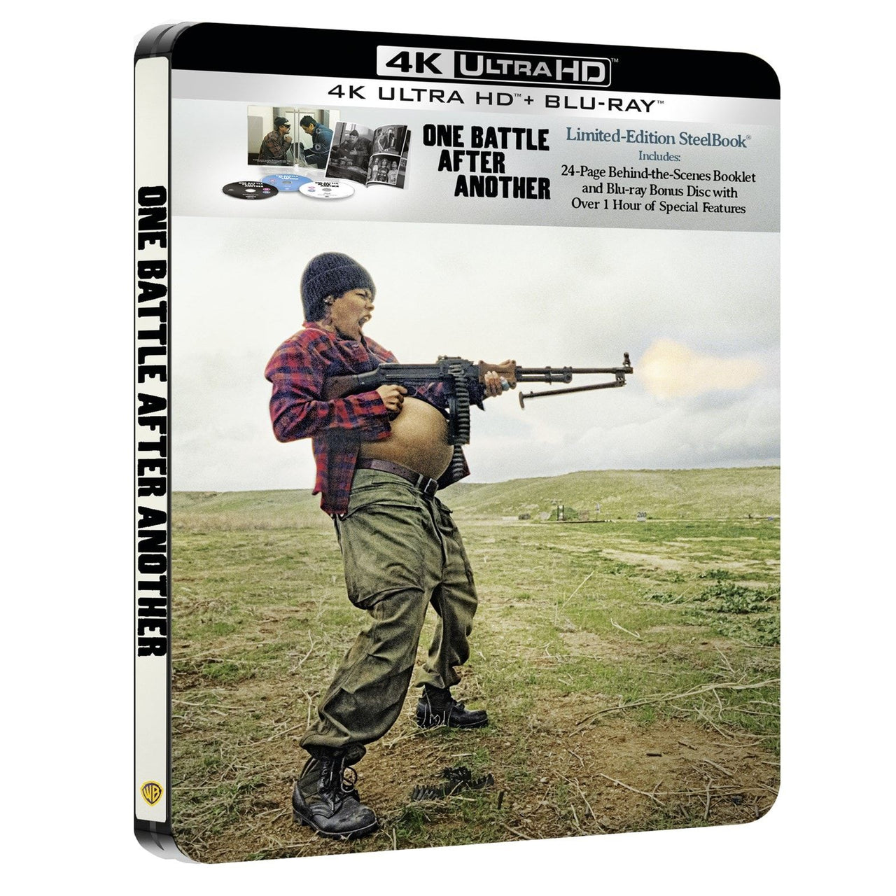 PRE-ORDER: One Battle After Another (Warner Bros. UK) Limited Edition Steelbook 4K UHD + Blu-Ray [REGION FREE]