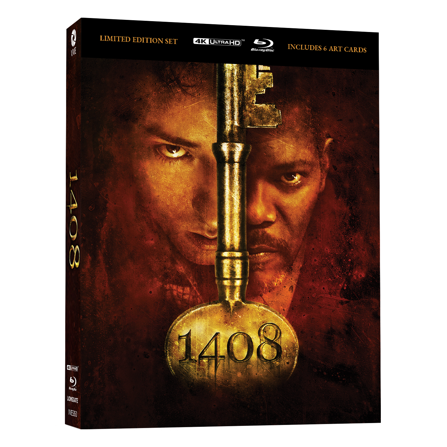 1408 2007 limited edition 4K UHD Blu-ray set with 3D lenticular hardcase and art cards pre-order