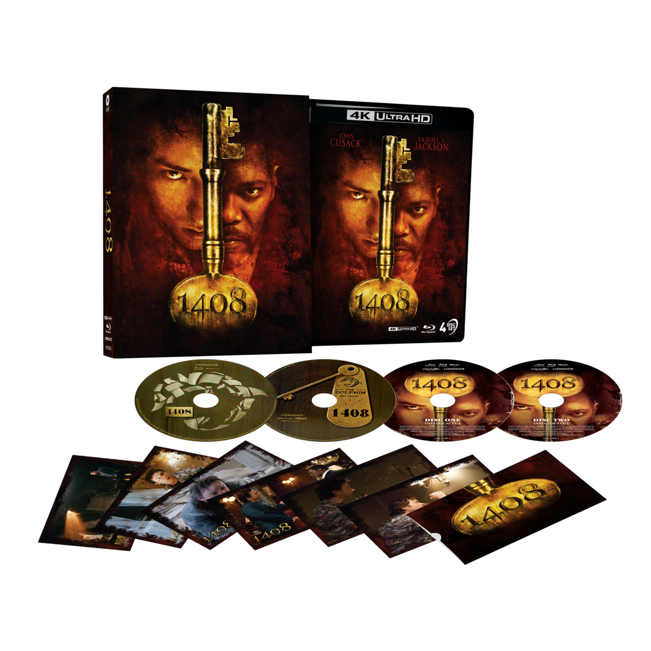 Limited Edition 1408 2007 4K UHD and Blu-ray set with 3D lenticular hardcase and art cards pre-order