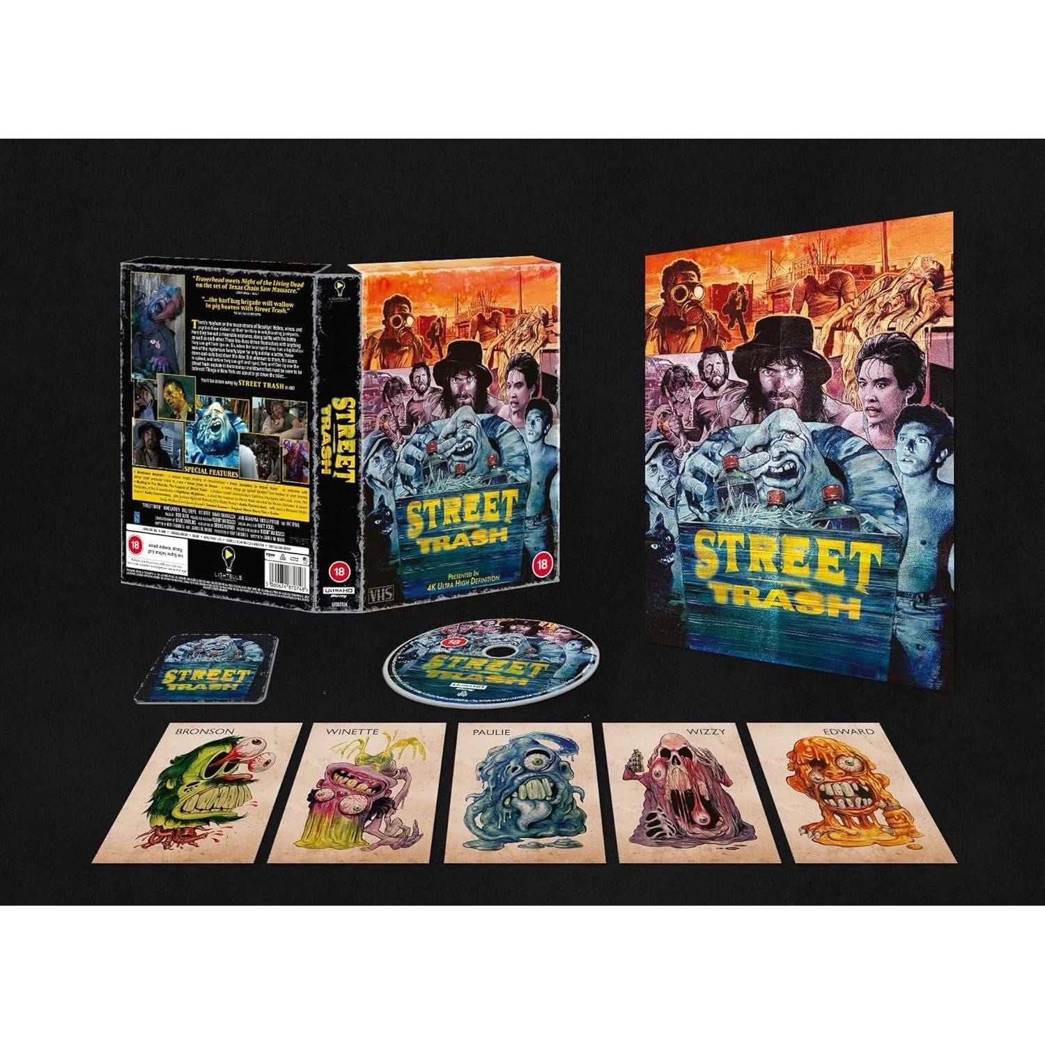 Street Trash (1987) Limited Collectors Edition VHS Box with exclusive artwork and bonus features