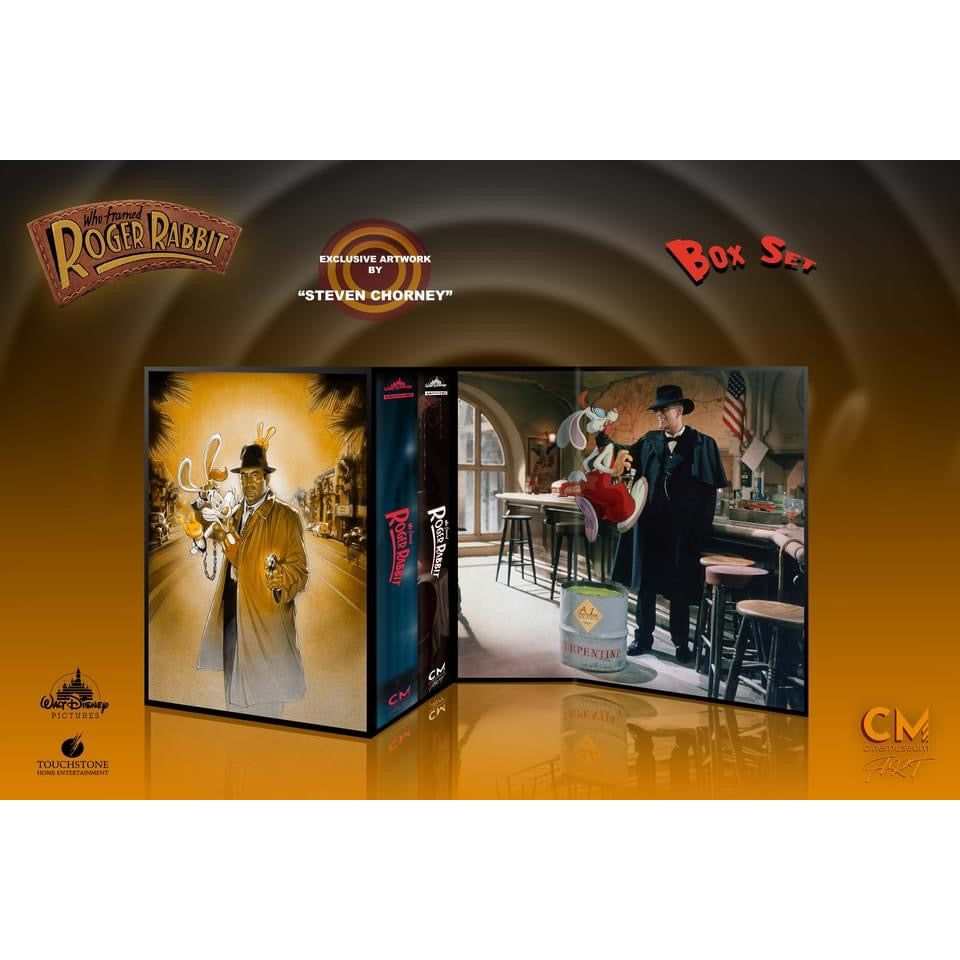 Who Framed Roger Rabbit 4K UHD and Blu-Ray limited edition box set with exclusive artwork and extras