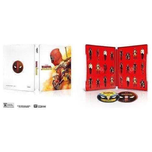 Deadpool And Wolverine (Deadpool Cover) 4K UHD + Blu-Ray + Digital Limited Edition Steelbook product packaging image
