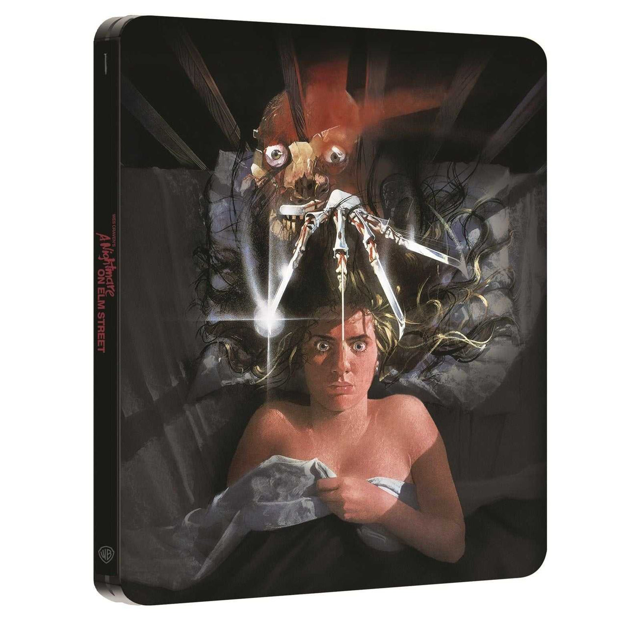 A Nightmare On Elm Street limited edition 4K Ultra HD Blu-Ray steelbook set with Freddy Krueger artwork