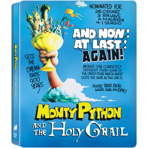 Monty Python And The Holy Grail 4K Ultra HD Steelbook 50th Anniversary Collector's Edition.