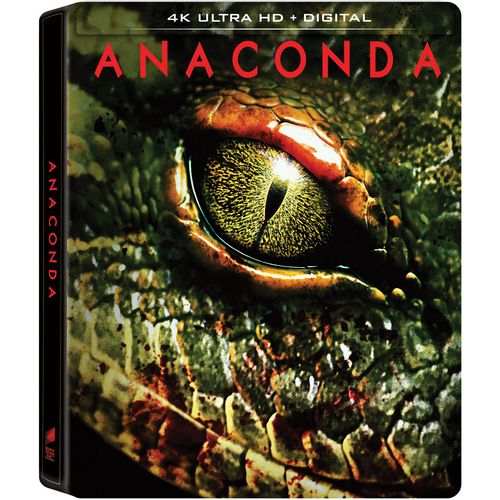 Anaconda 1997 Limited Edition 4K UHD Steelbook with snake eye cover art and digital copy included