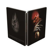 A Nightmare On Elm Street 1 to 7 UK Limited Edition Steelbook 4K Ultra HD and Blu-Ray with Freddy Krueger artwork and damaged outer transport box