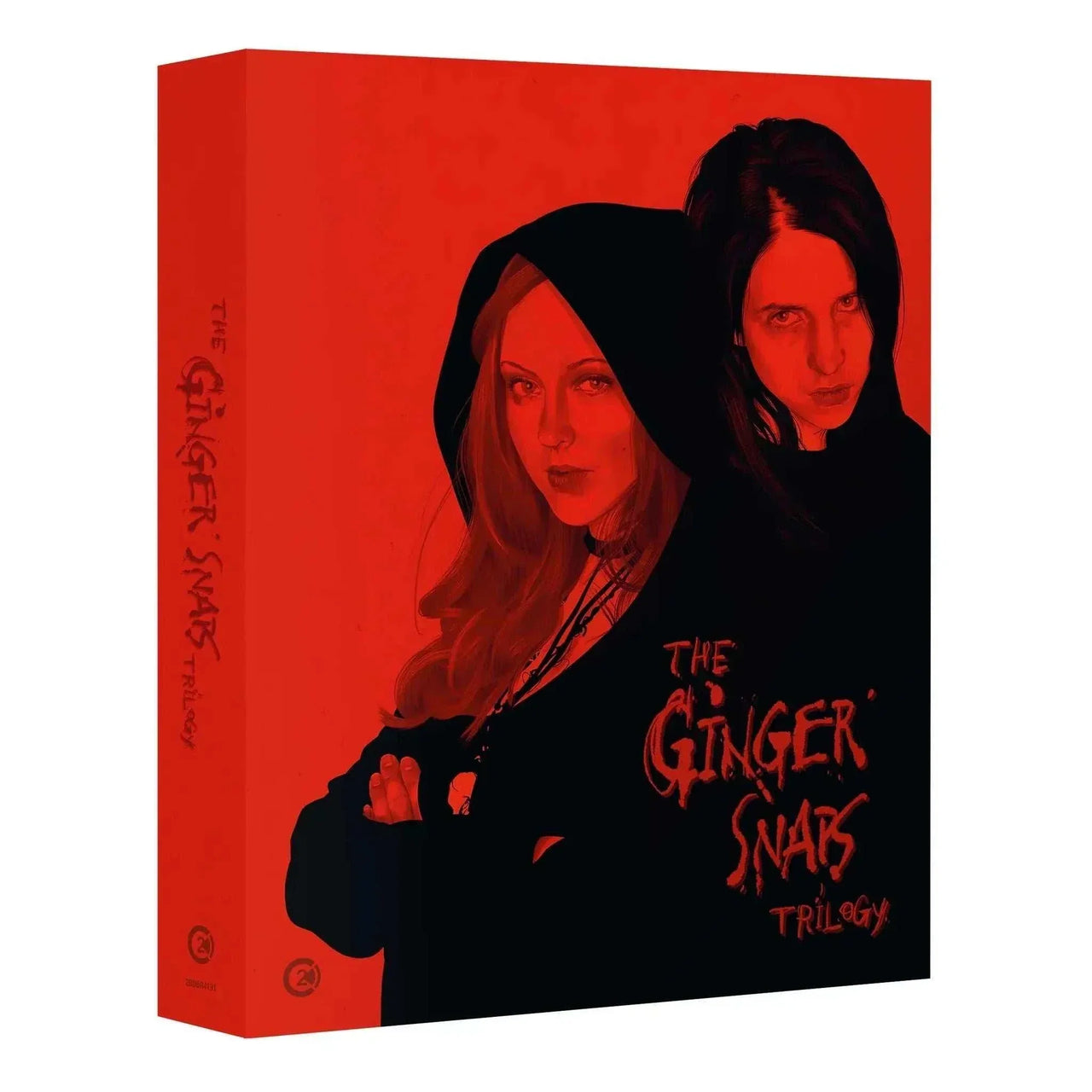 Ginger Snaps Trilogy limited edition Blu-ray set with red and black slipcase featuring two female characters.
