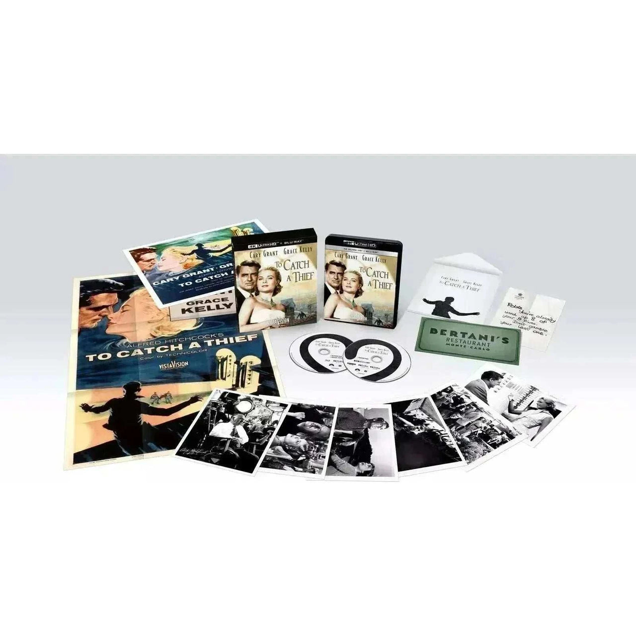 To Catch a Thief Limited Collectors Edition 4K Ultra HD + Blu-Ray full product packaging image