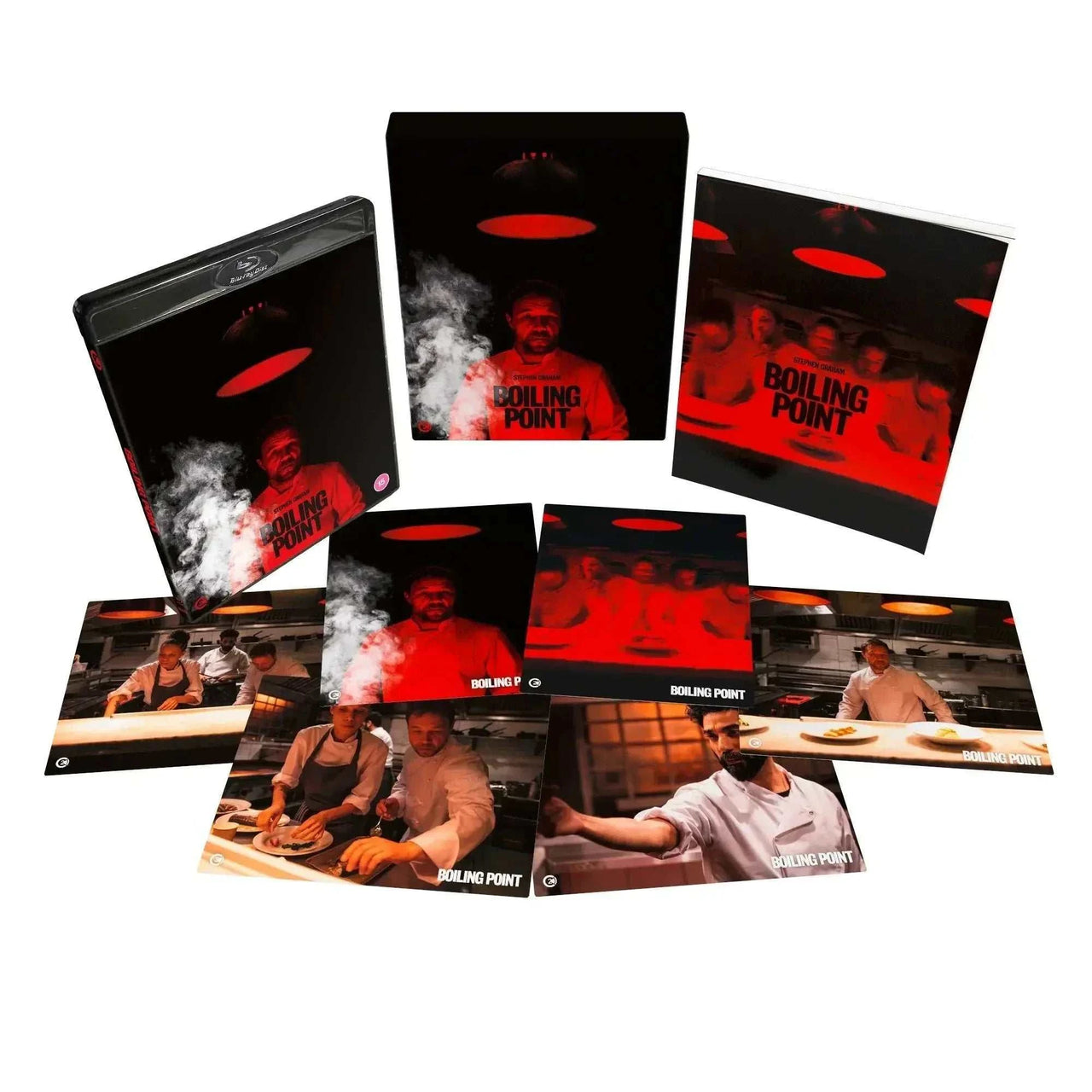 Boiling Point Limited Edition Blu-Ray with slipcase, book, and art cards (Region B).