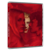 Daughters Of Darkness limited edition 4K Ultra HD and Blu-Ray in rigid box with evocative red cover art showing three women's faces.