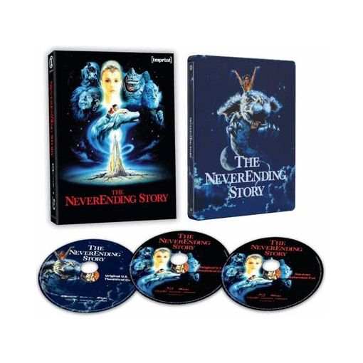 PRE-ORDER: The Neverending Story 4K UHD + Blu-Ray w/ Lenticular Hardcover + Steelbook