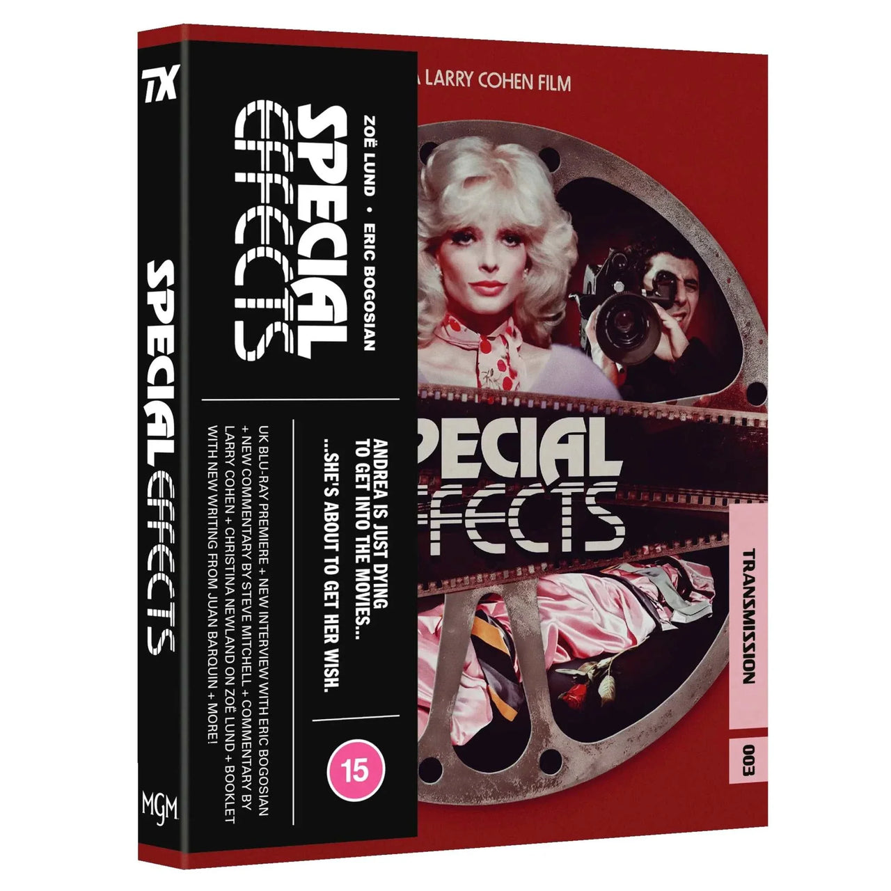 Special Effects Limited Edition Blu-Ray with slipcover and booklet, UK premiere, Region B, limited to 3000 copies