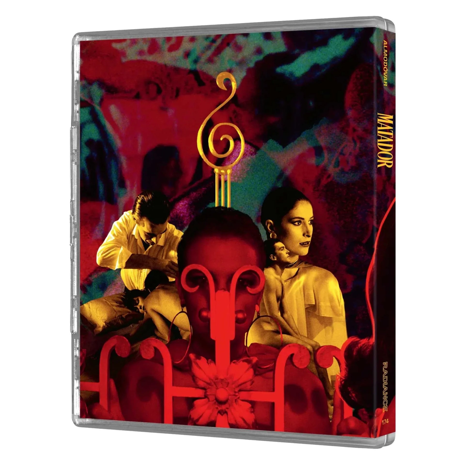 Matador 4K UHD Blu-Ray limited edition cover art with vibrant red and dark tones and character portraits