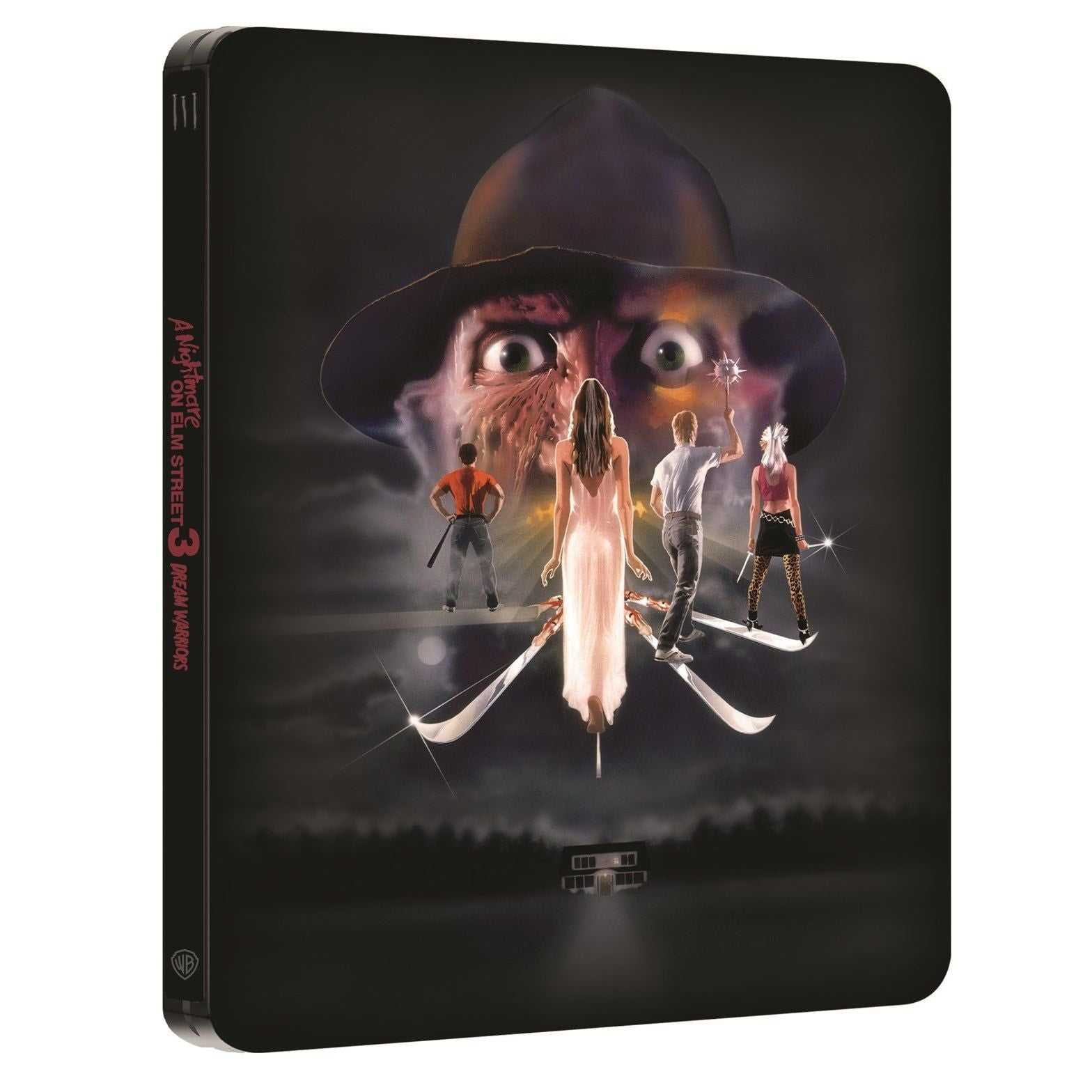 A Nightmare On Elm Street limited edition 4K Ultra HD and Blu-Ray steelbook set with Freddy Krueger artwork