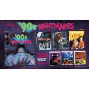 90s Nightmares Volume 1 5-disc box set with three horror films Mountain Fury, Hell Spa, Lady of the Lake limited edition blu-rays and CDs