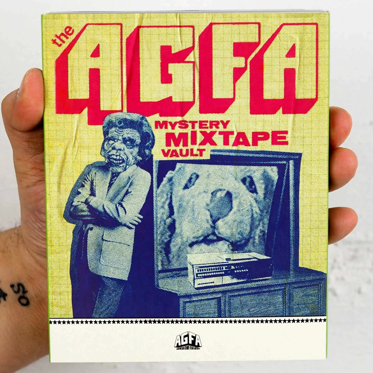 AGFA Mystery Mixtape Vault Blu-ray with slipcover displayed against a white background.