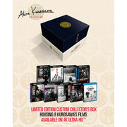 Akira Kurosawa Collection 9-disc 4K UHD and Blu-Ray box set with eight classic films and documentaries, region free, pre-order release June 2026