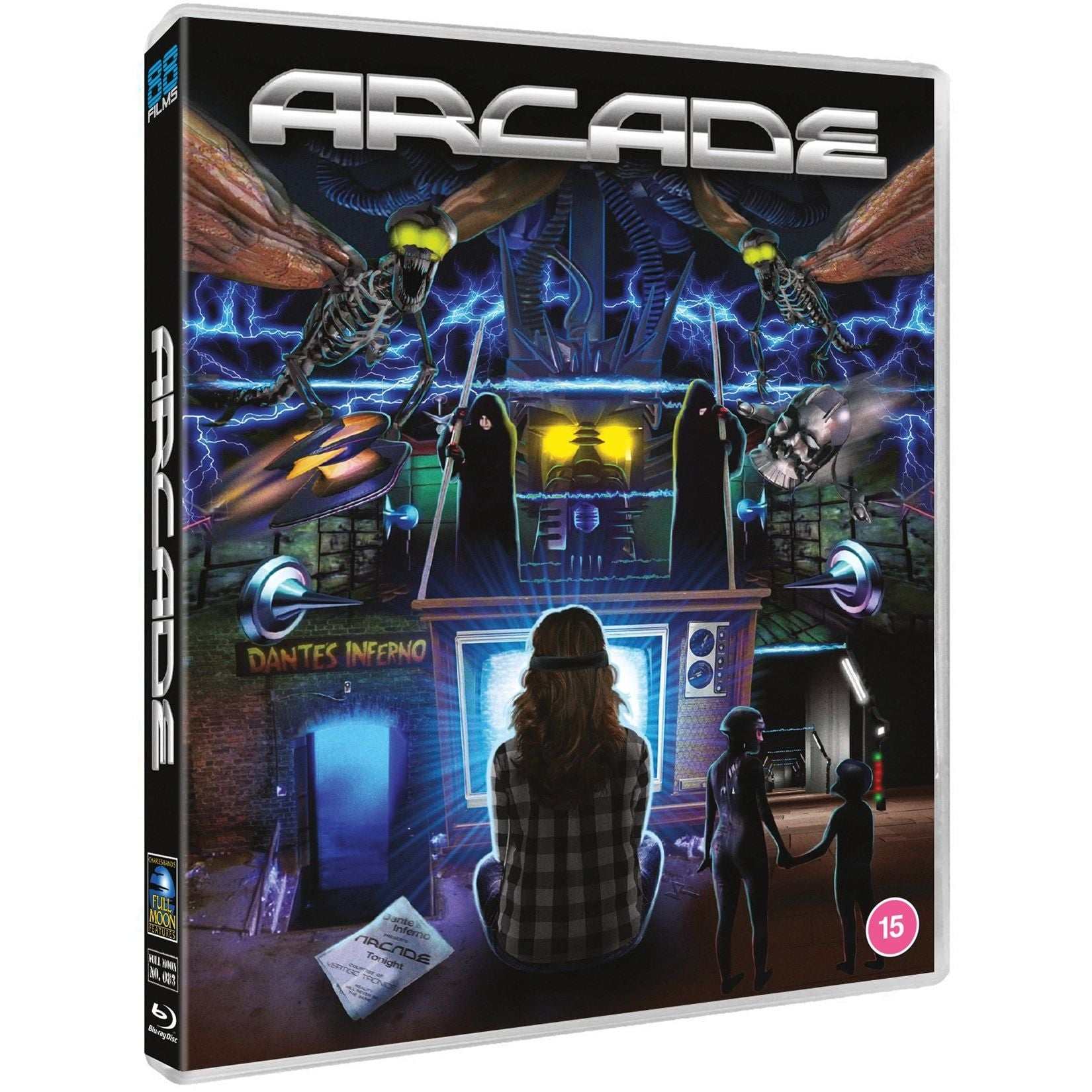 Arcade Blu-Ray pre-order with slipcover Region B release details and special features.
