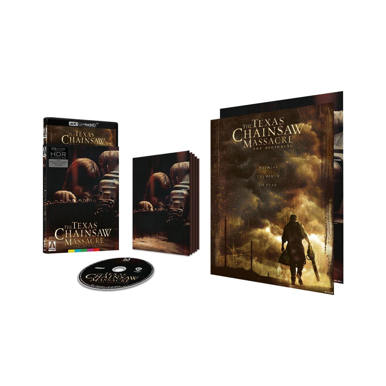 Limited edition 4K UHD release of The Texas Chainsaw Massacre: The Beginning with slipcover and extras.