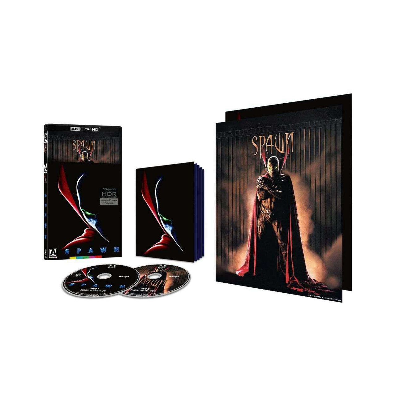 PRE-ORDER Spawn Limited Edition 2-Disc 4K Ultra HD with slipcover, collector booklet, and poster set
