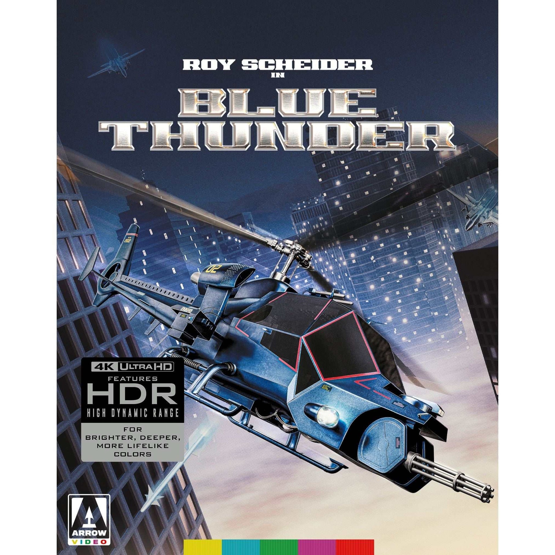 Blue Thunder Limited Edition 4K UHD slipcover and booklet pre-order packaging