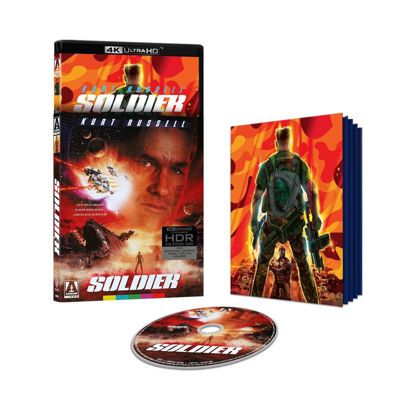 Soldier Limited Edition 4K UHD Blu-ray with slipcover and booklet pre-order packaging